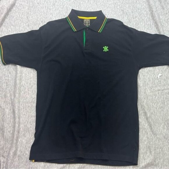 Avirex shirt mens large polo Jamaican bobsled st patrick - Picture 1 of 9